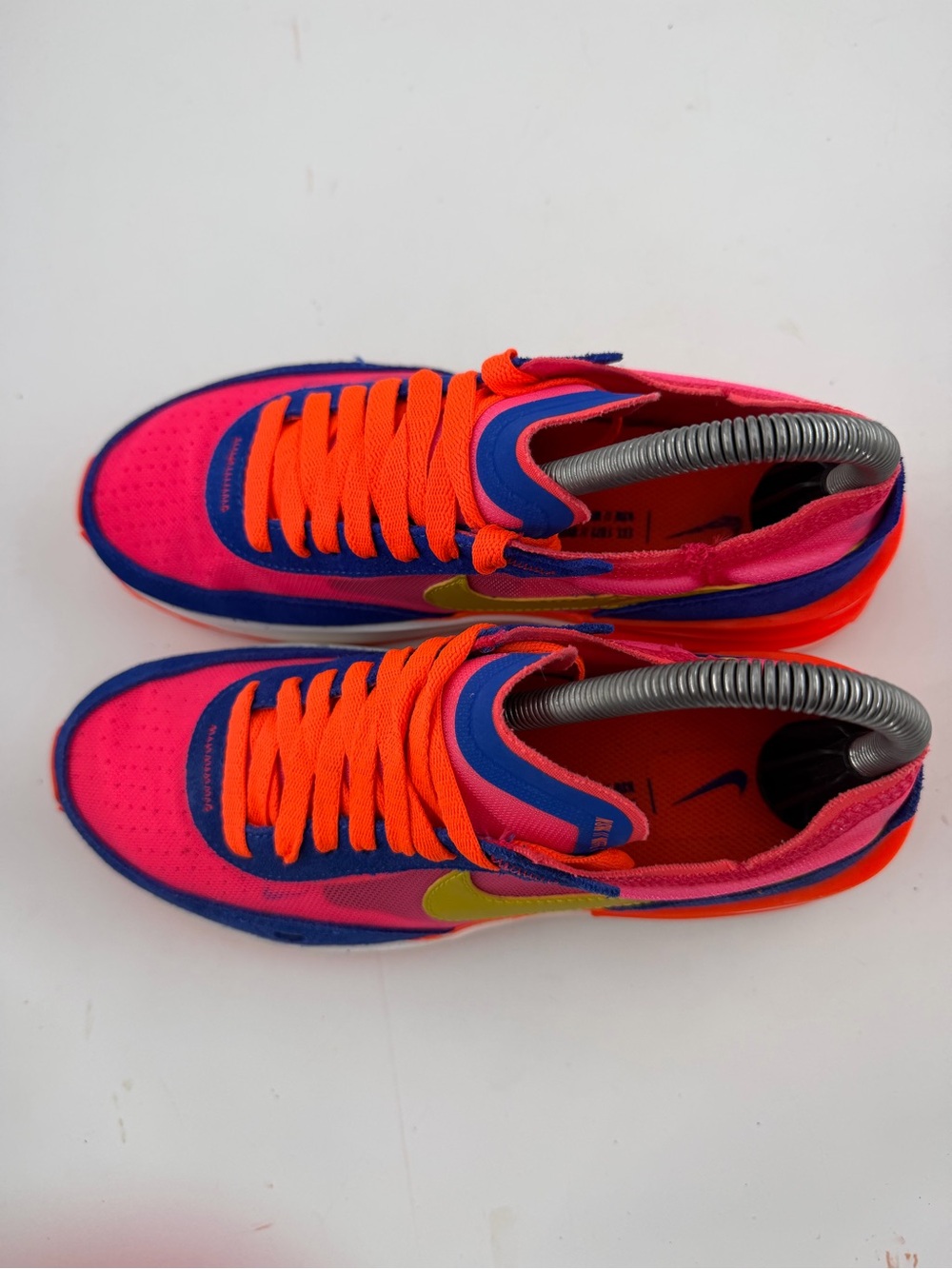 Nike Women’s Waffle One -SZ 6- Bright Citron Hyper Pink Trainers Shoes Sneakers - Picture 5 of 14